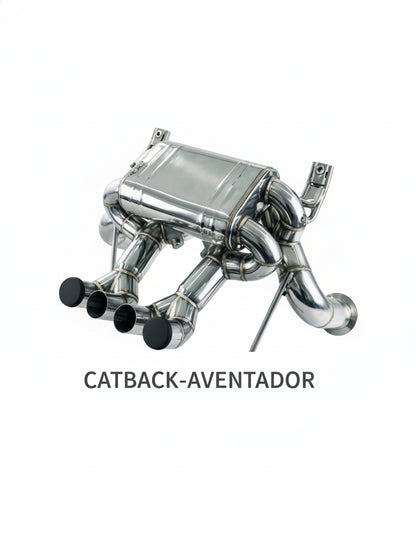 Lamborghini Aventador LP700-4 LP-750-4 SV Exhaust System PN: CATBACK-AVENTADOR